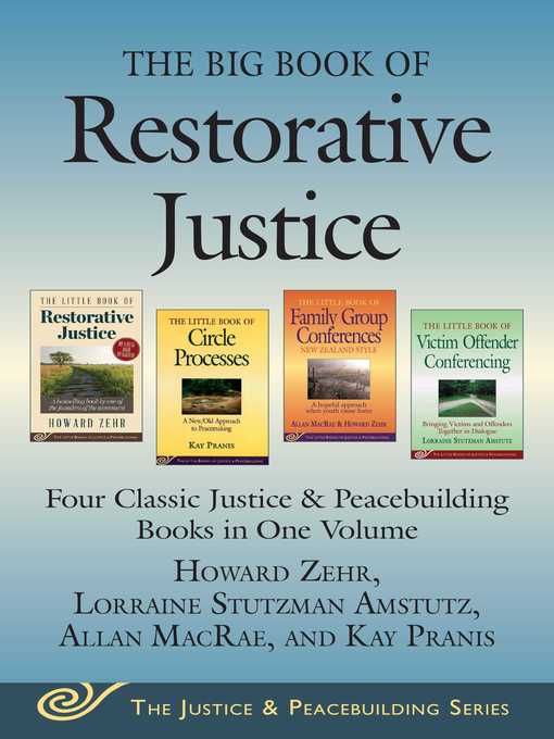 Cover image for The Big Book of Restorative Justice